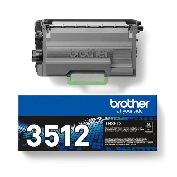 Genuine TN3512 High Capacity Black Laser Toner Brother OEM