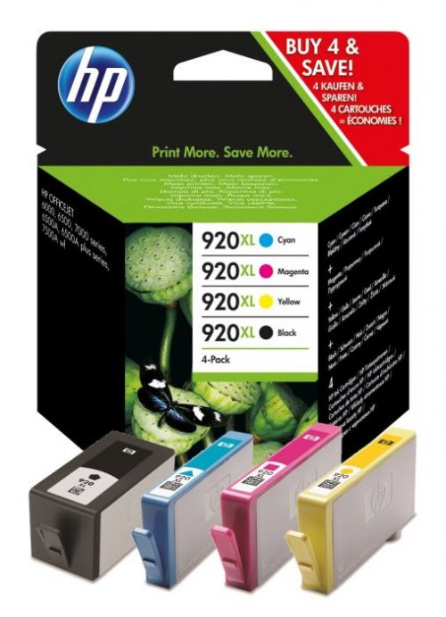  Genuine   920XL Multipack - 4 colors  HP OEM