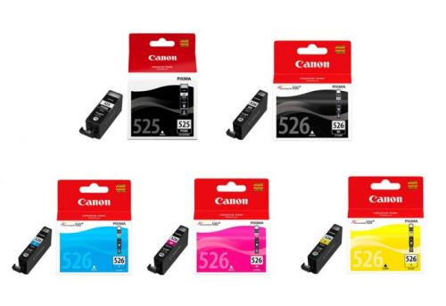 Genuine Canon PGI-525 / CLI-526 2 Black & 3 Colour Ink Cartridge Multipack Canon OEM