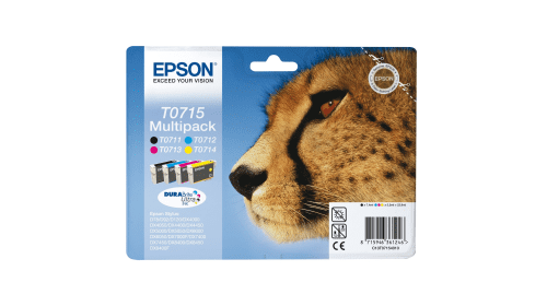 Genuine  T0715  Multi Pack Ink Cartridges Epson OEM